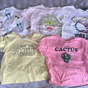 Colorful Graphic T-Shirts Set